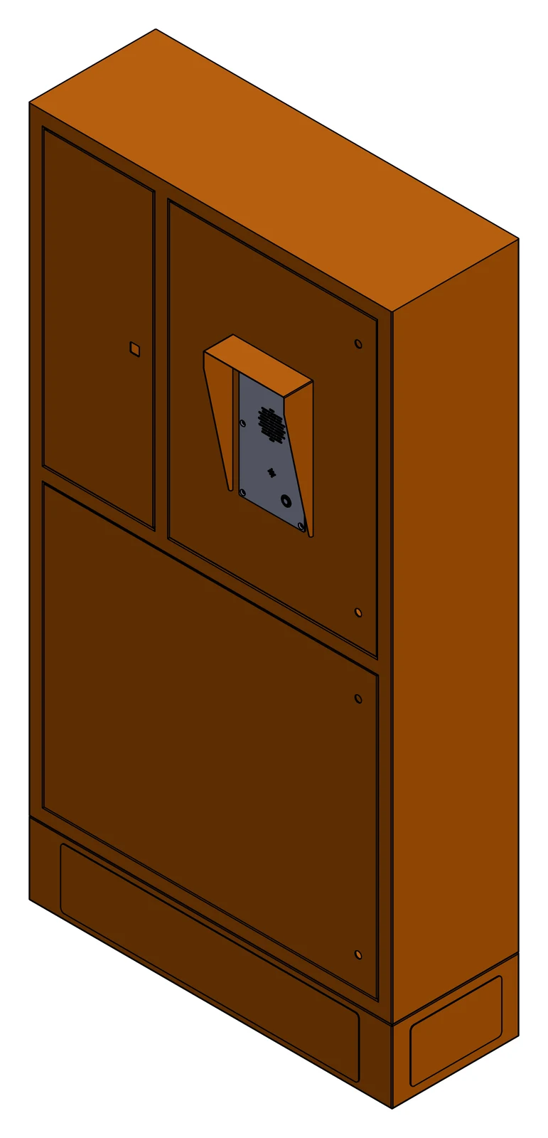 Armario SOS Tres Cuerpos Vertical — SOS-T-3CV
